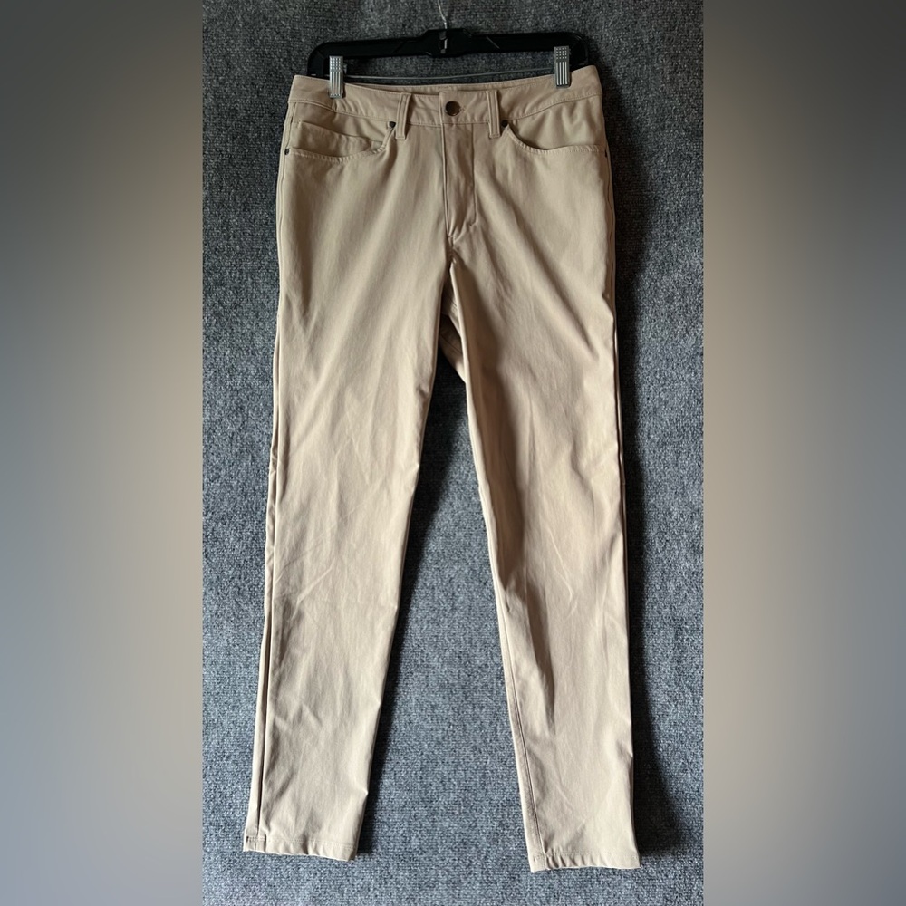 Lululemon ABC Warpstreme Men’s Chino Pants khaki tan Performance Tech Stretch 30 - Picture 1 of 16
